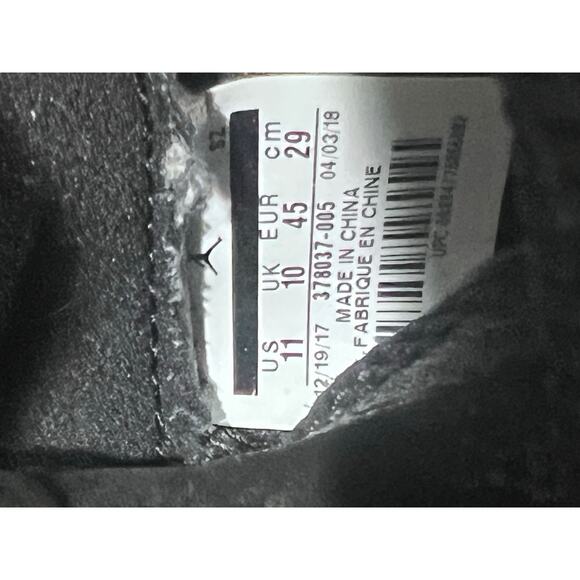 Nike Air Jordan 11 Retro Cap and Gown Black 378037-005 Men’s Size 11 – OG XI main image 10